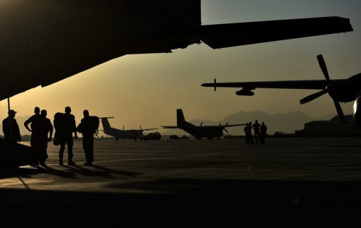 cargo planes at the international airport in kabul afghanistan photo afp file