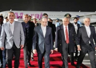 deputy prime minister ishaq dar and cdf field marshal asim munir receive iranian foreign minister abbas araghchi on his arrival in islamabad photo x tahir andrabi