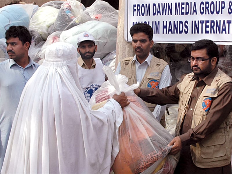 aid distribution in k p and fata reaches about 2 5 million people photo irin