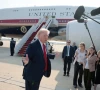 qatar gifted air force one takes to the air