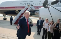us president donald trump speaks with reporters before boarding the new air force one a plane gifted by the qatari government at joint base andrews maryland photo reuters