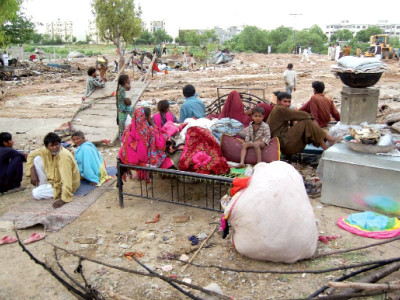 no more leniency 50 house slum flattened in anti encroachment drive