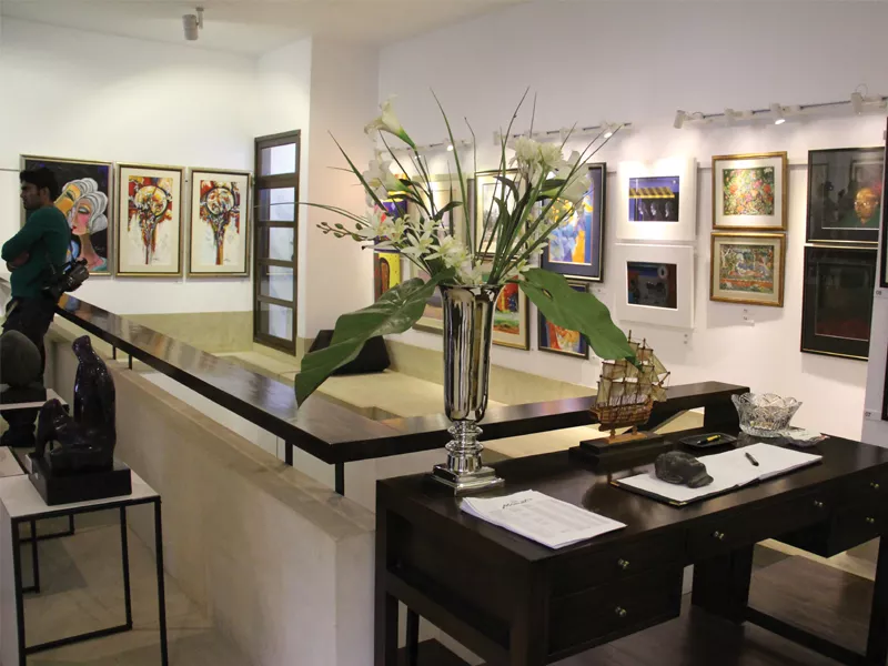 the momart art gallery has relocated to a new venue near bilawal house the works by 67 artists decorated the gallery s walls on its grand relaunch on monday the paintings of some of the artists can be seen above photo ayesha mir express the momart art gallery has relocated to a new venue near bilawal house the works by 67 artists decorated the gallery s walls on its grand relaunch on monday the paintings of some of the artists can be seen above photo ayesha mir express