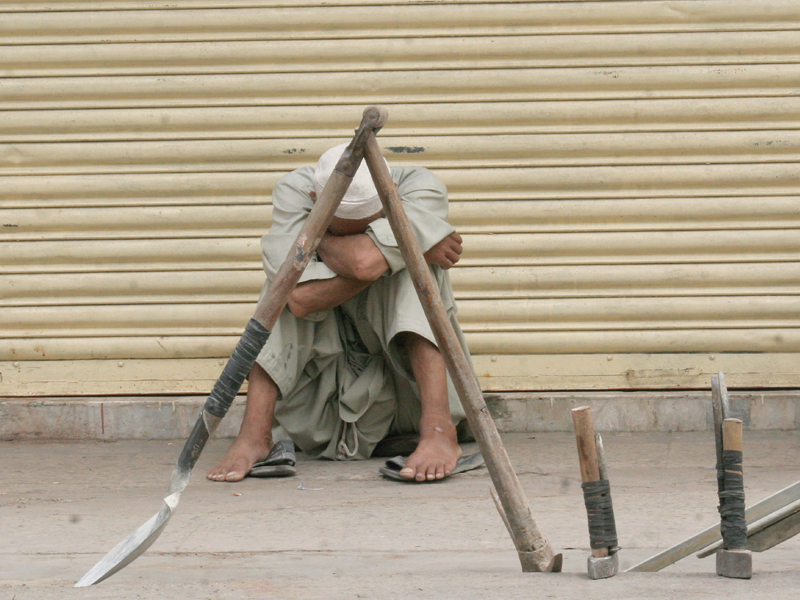 the participants demanded that the government constitute a commission to ensure the enforcement of labour laws the labour policy and the international labour organisation conventions photo athar khan express