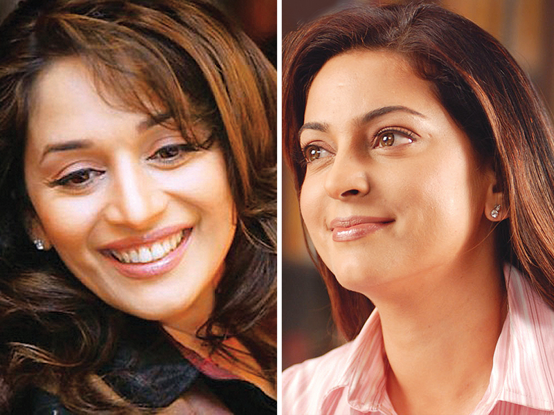 juhi says she is ready to put the rivalry with madhuri aside and work with her in gulaab gang photo file