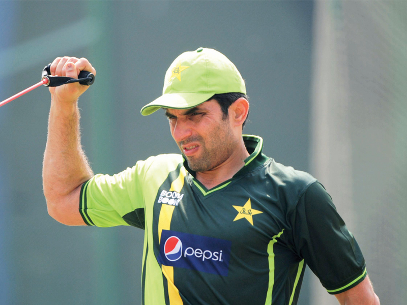 misbah and his team will undergo rigorous training in abbottabad ahead of the uk tour photo file afp