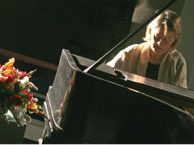 french artist mirabel pitte treated fans of western classical music to a piano recital at alliance francaise de karachi on thursday evening with her formidable musical track record she kept the audience spellbound during her 60 minute performance photo athar khan express french artist mirabel pitte treated fans of western classical music to a piano recital at alliance francaise de karachi on thursday evening with her formidable musical track record she kept the audience spellbound during her 60 minute performance photo athar khan express