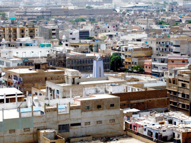 an aerial view of gol market photo athar khan express