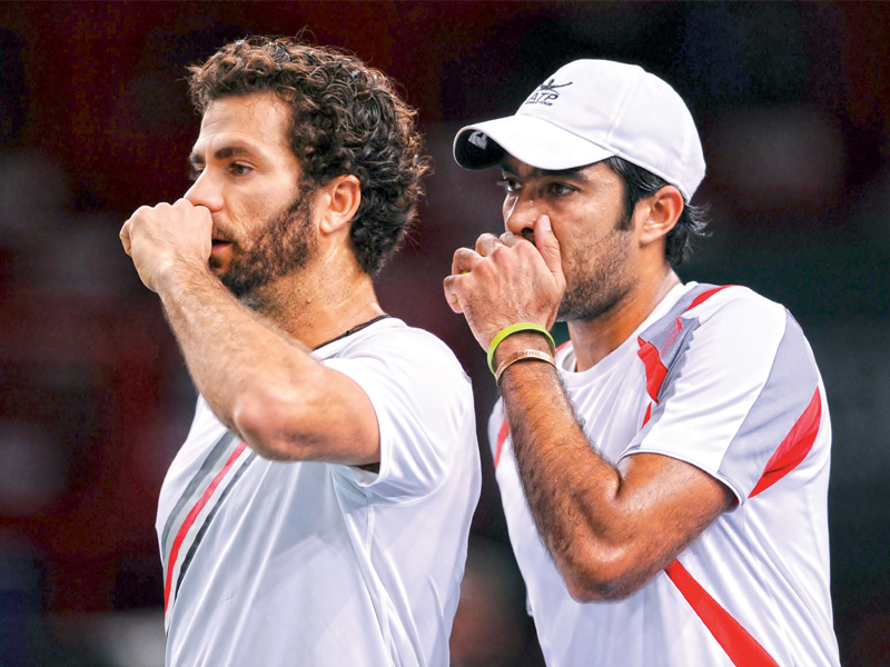 aisam rojer failed to defend the portugal open they won together last year photo file afp