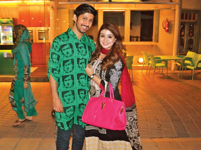 hina and waqar malik at port grand karachi hina and waqar malik at port grand karachi