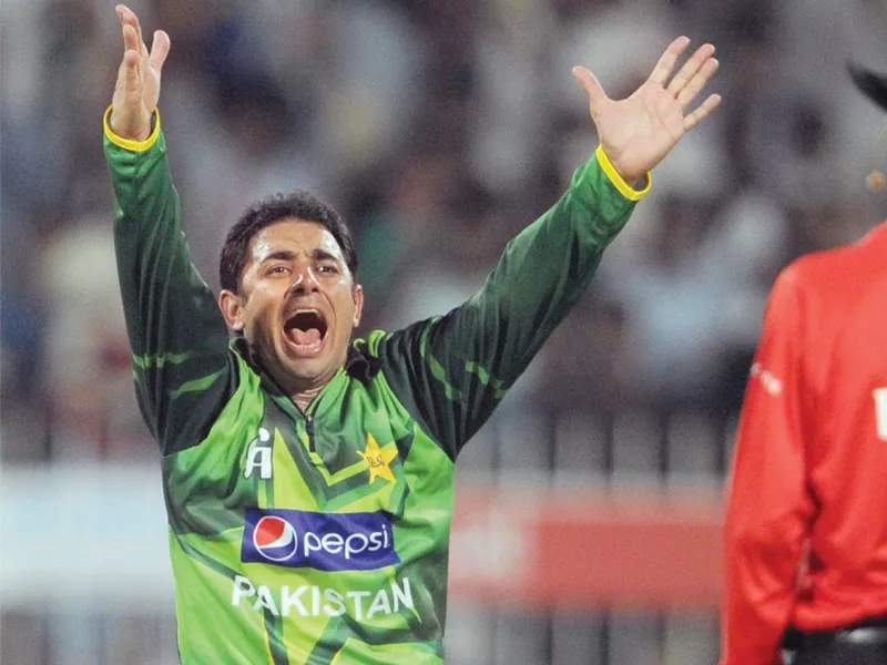 ajmal has a habit of targeting the opposition s top batsmen before the start of a series photo afp ajmal has a habit of targeting the opposition s top batsmen before the start of a series photo afp
