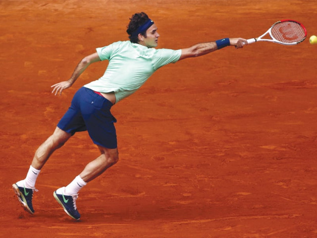 the match against stepanek was the first time federer played since he suffered a back injury at indian wells in early march photo reuters the match against stepanek was the first time federer played since he suffered a back injury at indian wells in early march photo reuters