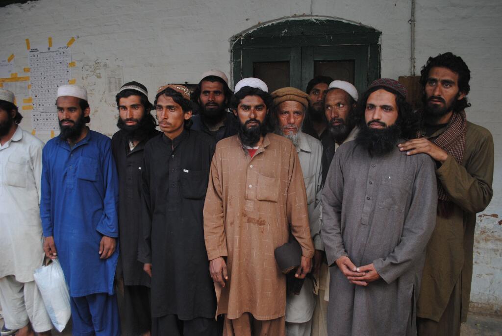 on january 31 2012 militants suspected to be from banned outfit lashkar e islam kidnapped 13 people from khushal khawr badhaber on the outskirts of peshawar photo express