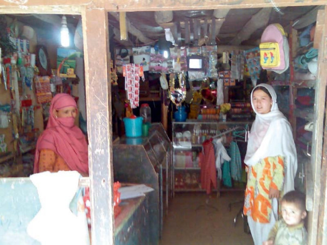 a shop owned and operated by a woman in gilgit baltistan s women market photo express