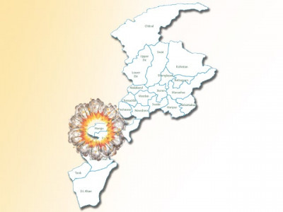 one dead in blast at hangu market