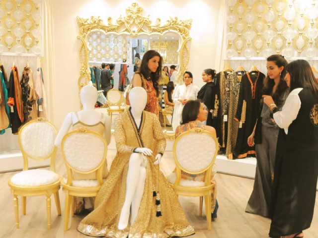 designer nida azwer says her clientele includes a lot of people from lahore photo publicity designer nida azwer says her clientele includes a lot of people from lahore photo publicity