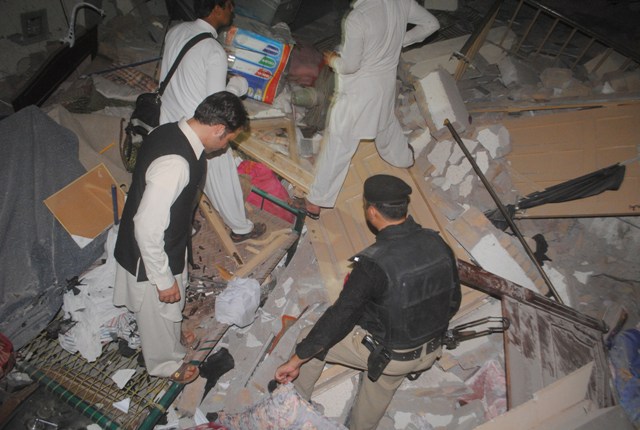 officials were acting on information that militants were hiding in the area photo muhammad iqbal express