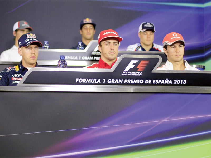 formula one teams assembled in barcelona ahead of the race this weekend troubled by various issues photo afp