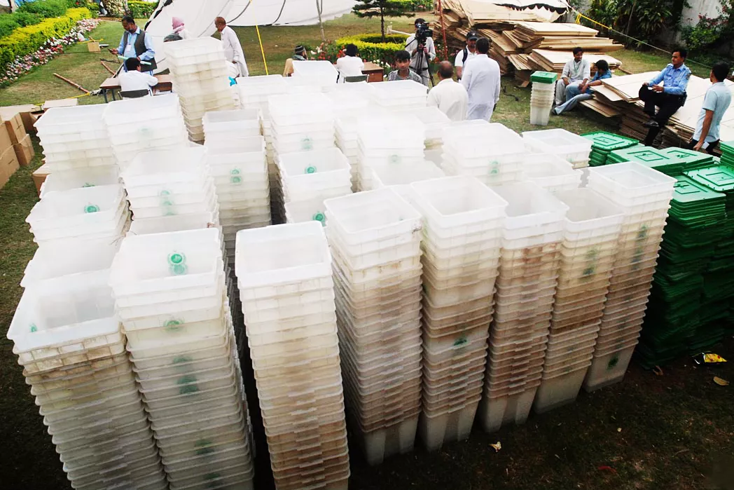 ballot boxes ready to be dispatched ahead of polls photo online ballot boxes ready to be dispatched ahead of polls photo online