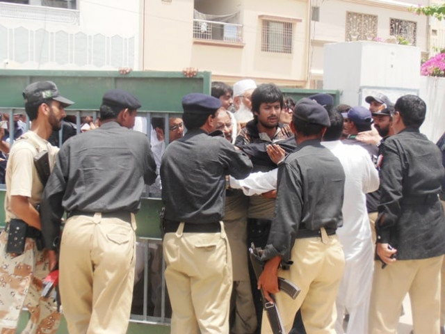 the situation remains extremely tense across the city photo rizwan shehzad the situation remains extremely tense across the city photo rizwan shehzad
