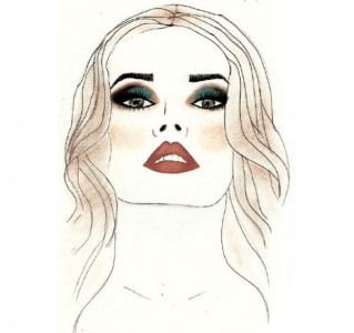 let s make up with bina khan smokey green eyes