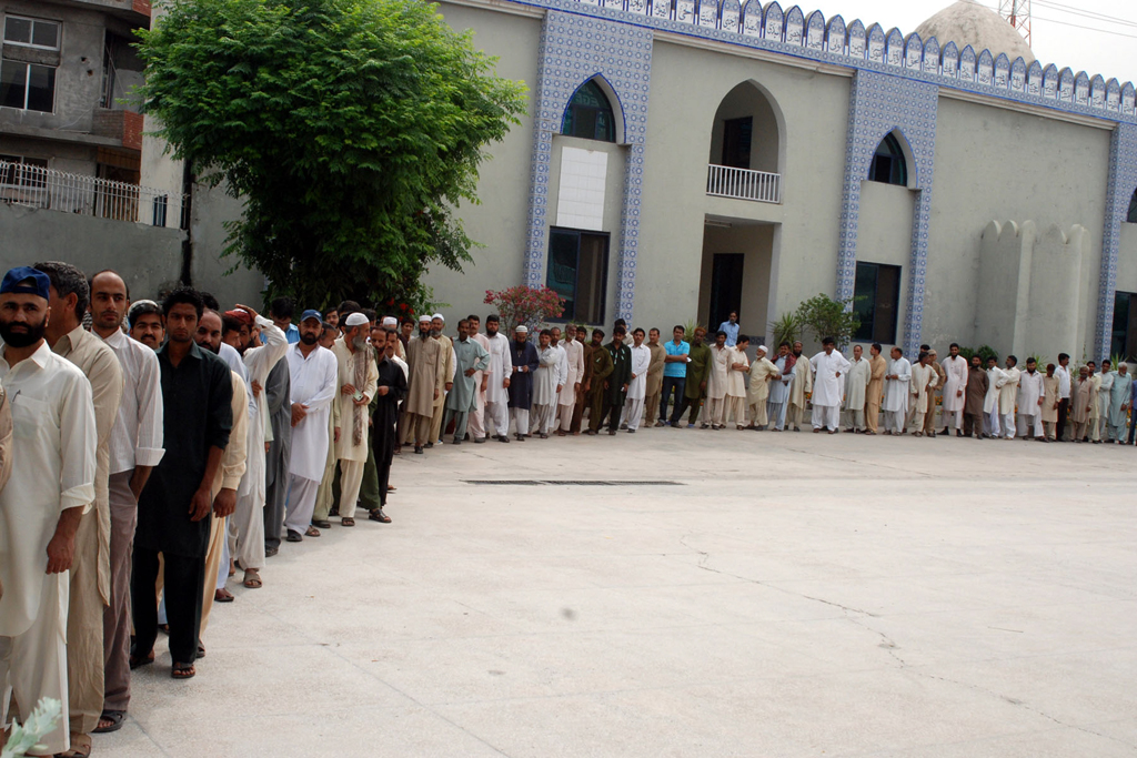 at some polling stations the turnout was well over 60 per cent with some reports listing turnout as high as 75 photo zafar aslam