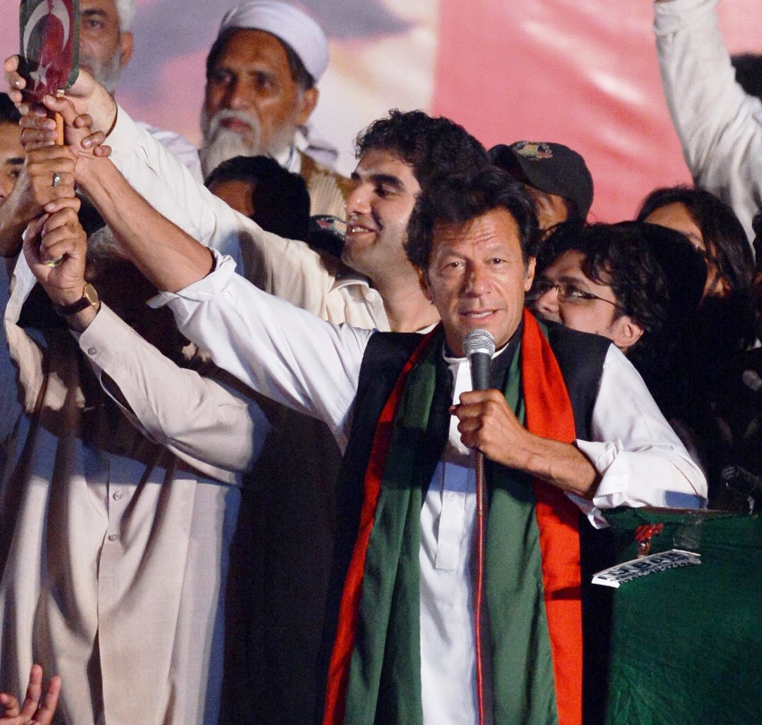 imran has thus far won two out of four national assembly seats including na 1 in peshawer photo afp file