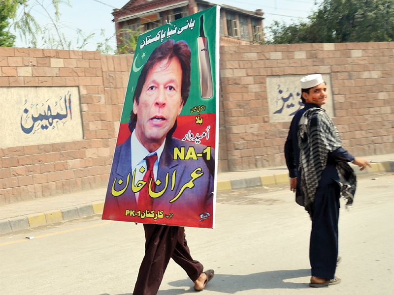 with the elections over scrap dealers are busy removing party posters and flags put up by candidates photo samir raziq