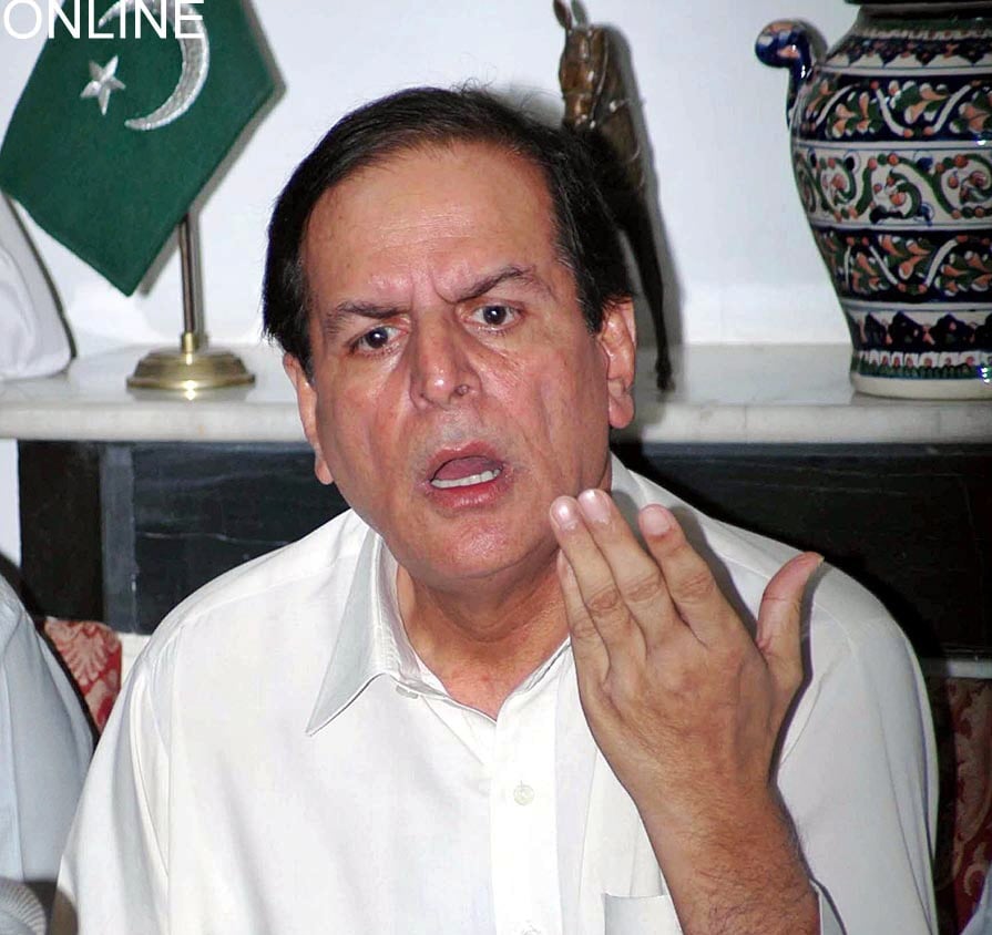 javed hashmi said that pti s opponents had also tried to rig the polls in islamabad but failed photo online file