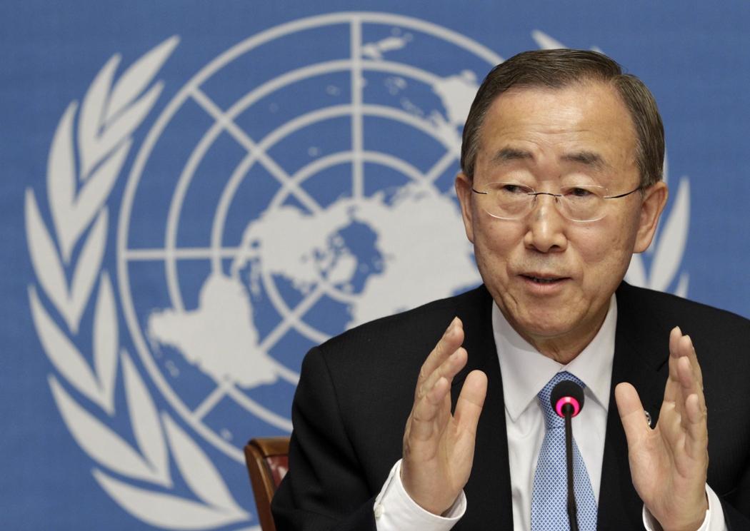 un secretry general ban ki moon photo reuters file