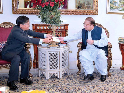 message of felicitation china considers nawaz an old friend