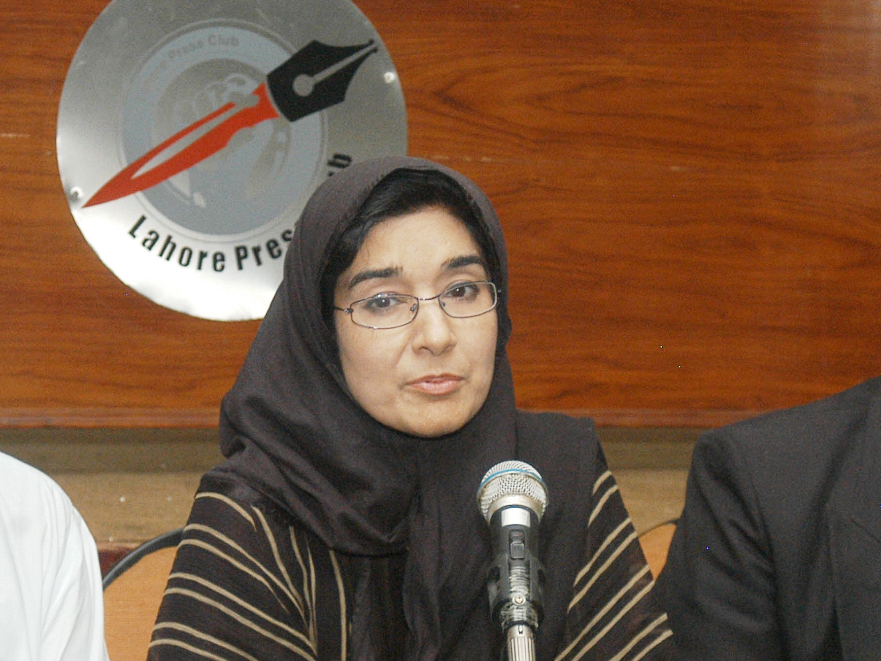 file photo of dr fauzia siddiqui sister of aafia siddiqui photo express file