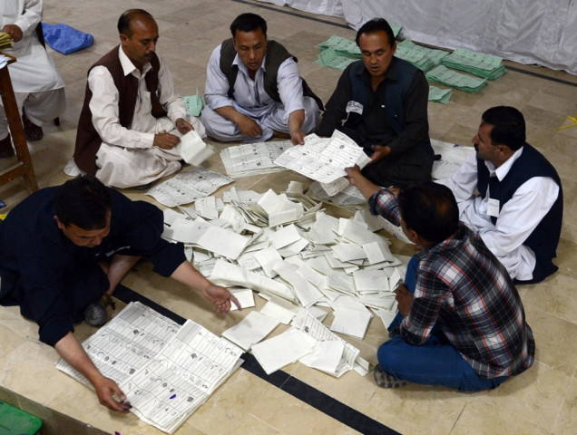 the application for recoun ting of votes was submitted by pml n candidate who lost the seat to a pti candid ate photo afp file