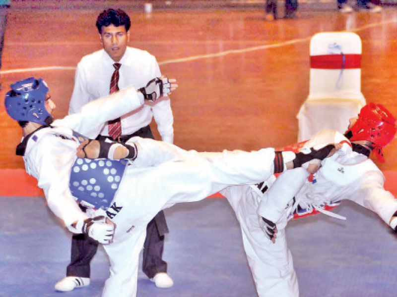 National Taekwondo Championship Army sweep medal table