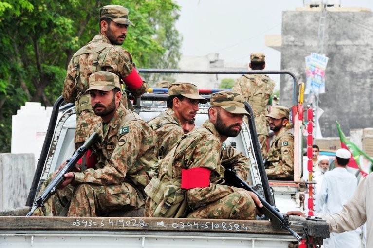 on may 11 around 10 000 army personnel were deployed in karachi photo afp