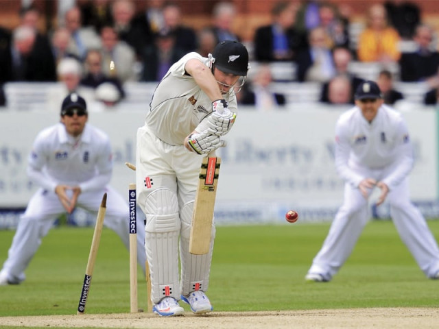 new zealand surpassed their all time lowest test innings total of 26 they made against england in 1954 55 photo afp new zealand surpassed their all time lowest test innings total of 26 they made against england in 1954 55 photo afp
