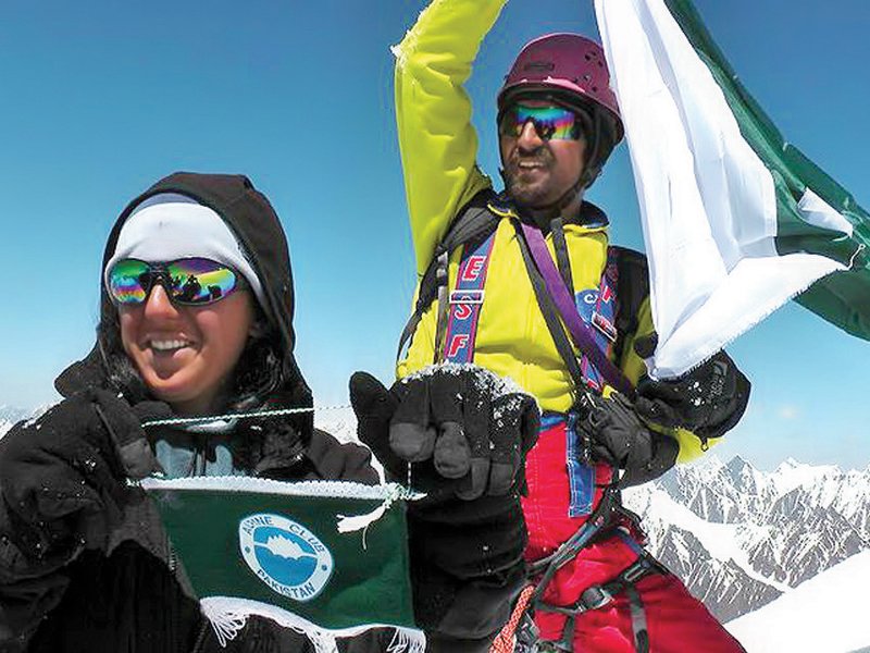 for the record woman climber makes pakistan proud