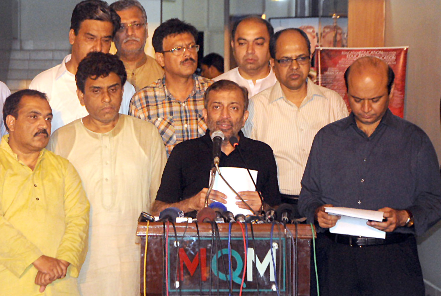 we will take up democratic and legal means against imran khan we will not reply to hatred with hatred says dr farooq sattar photo mqm