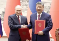 chinese president xi jinping and russian president vladimir putin shake hands during a signing ceremony at the great hall of the people in beijing photo reuters