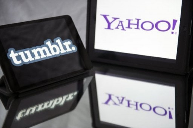 yahoo is buying tumblr for 1 1 billion mainly in cash photo afp yahoo is buying tumblr for 1 1 billion mainly in cash photo afp