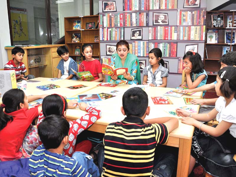 a file photo showing a reading session photo national book foundation