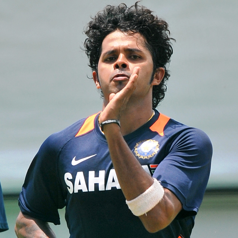 former test bowler sreesanth and two other players were arrested along with 11 bookmakers on thursday on suspicion of spot fixing in the ipl photo afp