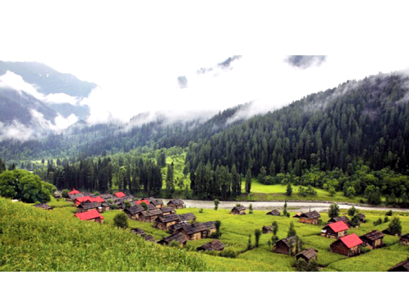 a view of neelum valley in azad kashmir photo express