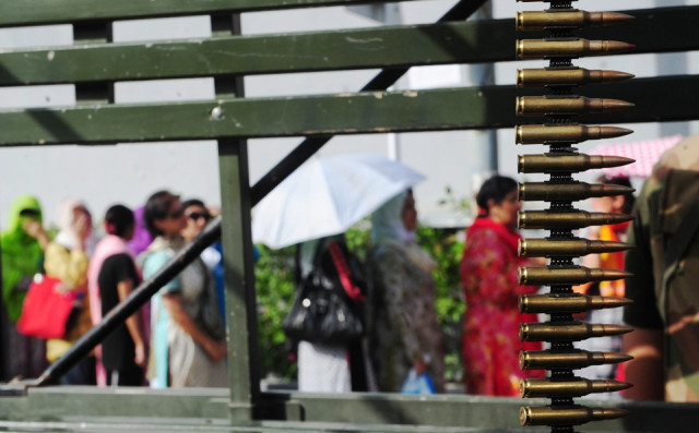 voters line up at a karachi polling station photo afp voters line up at a karachi polling station photo afp