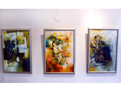 portraying feminism depicting kishwar naheed s verse on canvas