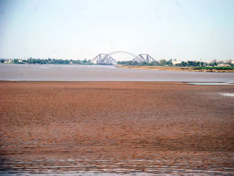 the water scarcity is evident in this dry section of the sukkur barrage it is expected that the situation will improve soon as the snow melts due to the prevalent heat wave photo naeem ahmed ghouri express the water scarcity is evident in this dry section of the sukkur barrage it is expected that the situation will improve soon as the snow melts due to the prevalent heat wave photo naeem ahmed ghouri express
