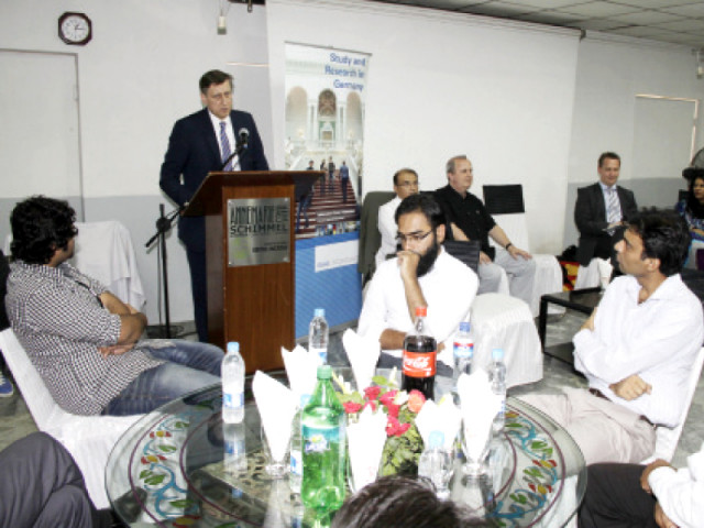 the only problem students from across the world face in germany is that all germans speak german says german ambassador photo shafiq malik express the only problem students from across the world face in germany is that all germans speak german says german ambassador photo shafiq malik express