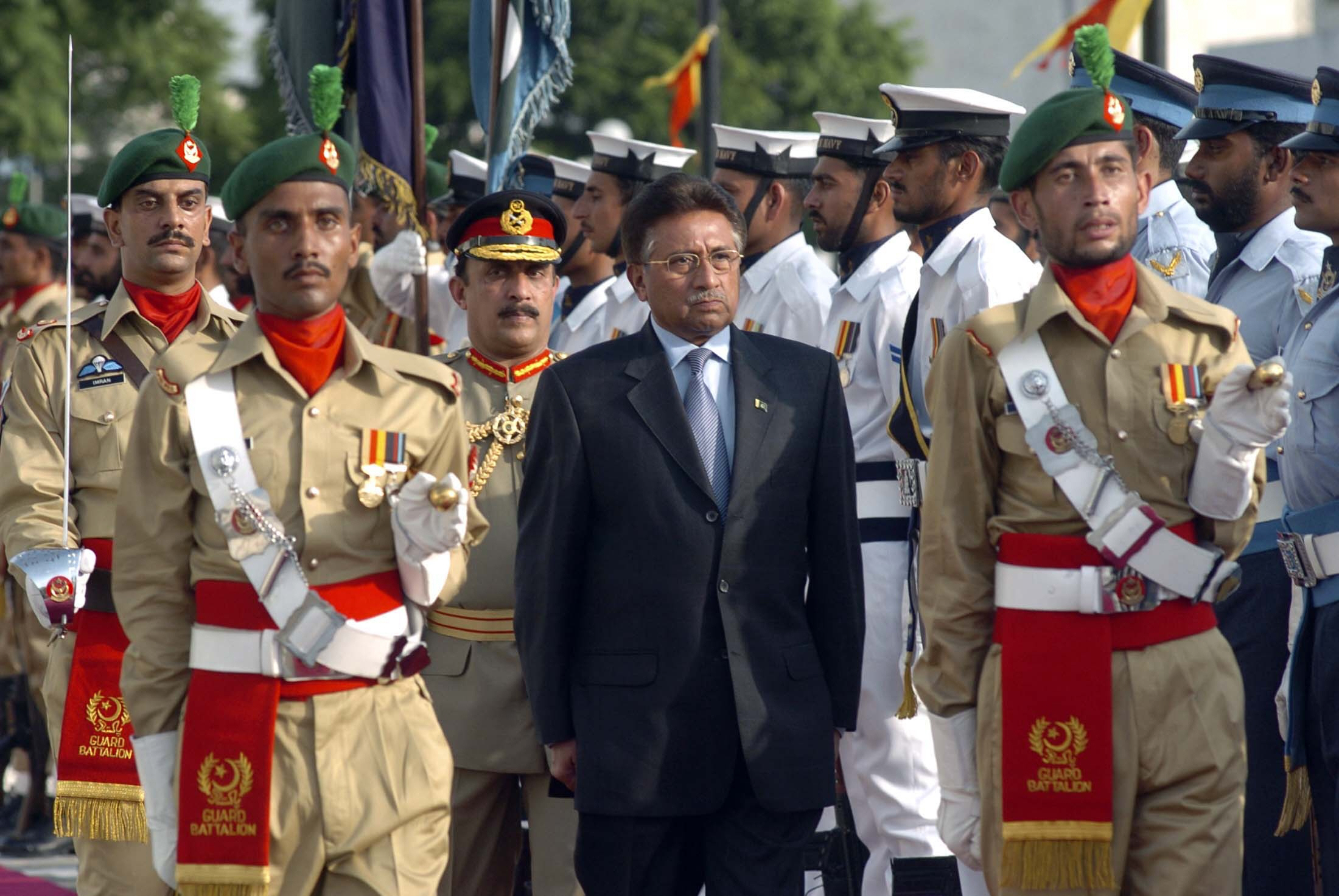 the former president is being tried in several cases in pakistan photo reuters