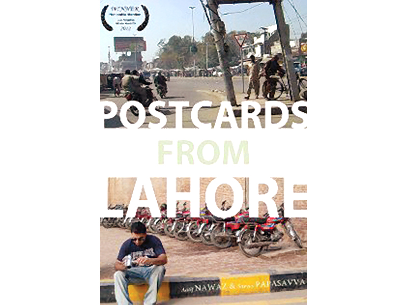 the london based film maker wanted to recreate the memories of his childhood trips to lahore through six photo like postcards he had from when he was seven years old photo file