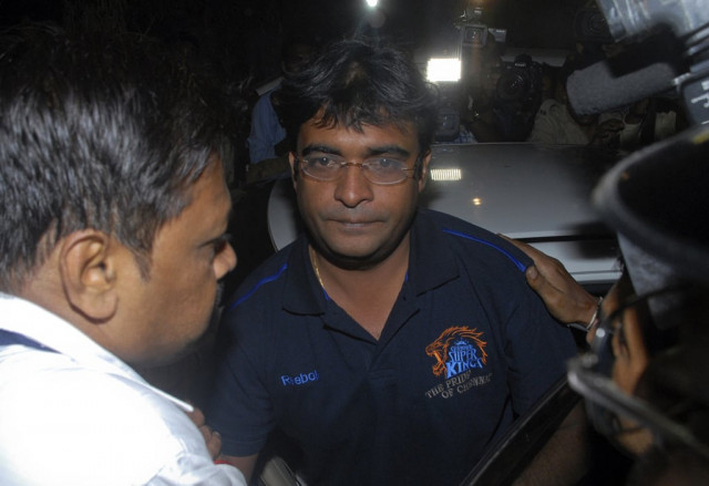 police escort gurunath meiyappan son in law of indian cricket board bcci president n srinivasan to the crime branch in mumbai may 24 2013 photo reuters police escort gurunath meiyappan son in law of indian cricket board bcci president n srinivasan to the crime branch in mumbai may 24 2013 photo reuters